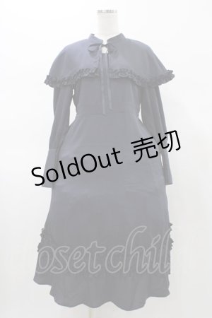 画像: FLC / MINA*ケープワンピース M ネイビー H-26-01-27-050-0-OP-NS-ZH