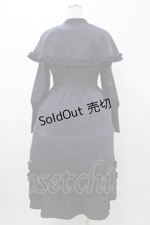 画像2: FLC / MINA*ケープワンピース M ネイビー H-26-01-27-050-0-OP-NS-ZH (2)