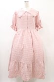 画像1: m petit by misako / AM*ギンガムCHKワンピース 4L ピンク H-26-01-27-054-LO-OP-NS-ZH (1)