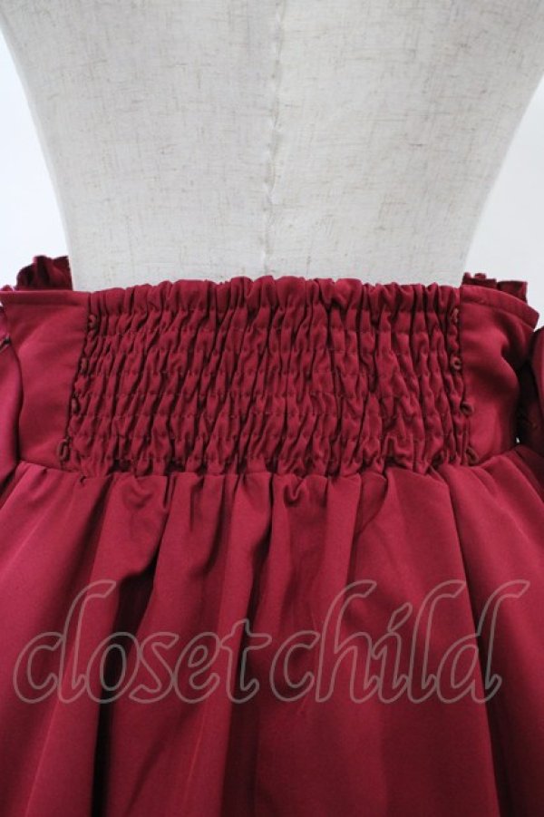 画像3: Amavel / Cherry Ribbonスカート Free レッド H-26-01-27-062-CA-SK-NS-ZH (3)