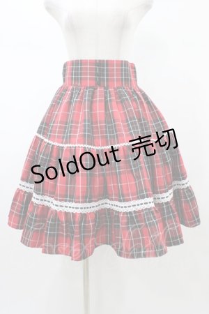 画像: Eri Aino's collaboration / シャーロットの水曜日 フリルフレアスカート M レッド H-26-01-27-063-0-TO-NS-ZH
