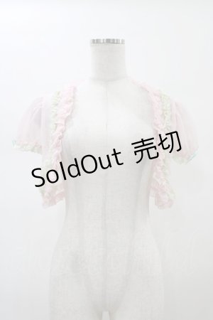 画像: Angelic Pretty / しゃぼん玉ボレロ Free ピンク H-26-01-27-068-AP-TO-NS-ZH