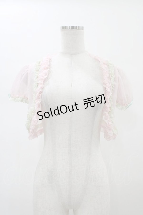 画像1: Angelic Pretty / しゃぼん玉ボレロ Free ピンク H-26-01-27-068-AP-TO-NS-ZH (1)