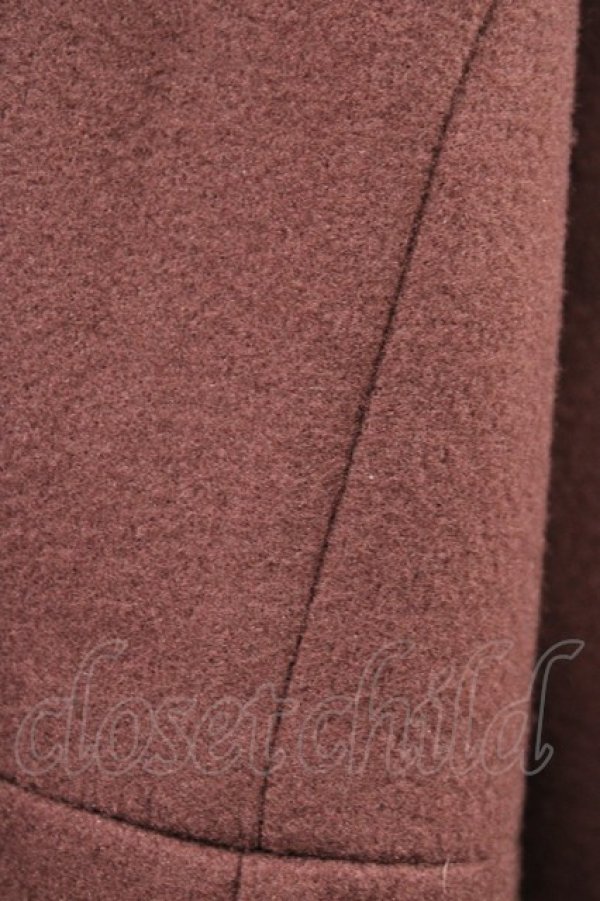 画像3: m petit by misako / AM*リボンコート 4L ダークピンク H-26-01-27-069-LO-CO-NS-ZH (3)