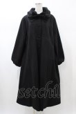 画像1: m petit by misako / AM*リボンコート 4L ブラック H-26-01-27-071-LO-CO-NS-ZH (1)
