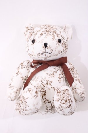 画像: F i.n.t / オリジナルテディベア  アイボリー/ブラウン H-26-01-27-1006-CA-ZA-NS-ZH