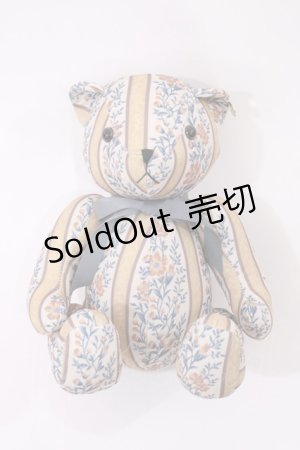画像: F i.n.t / オリジナルテディベア  アイボリー/花柄 H-26-01-27-1013-CA-ZA-NS-ZH