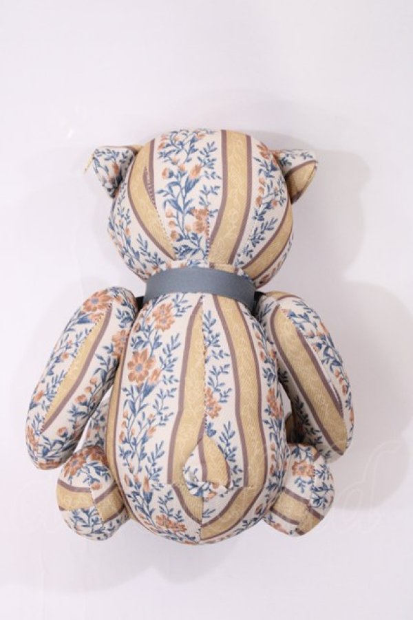 画像2: F i.n.t / オリジナルテディベア  アイボリー/花柄 H-26-01-27-1013-CA-ZA-NS-ZH (2)