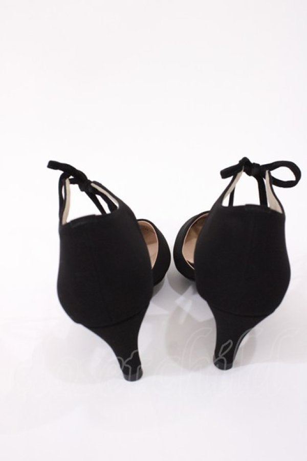 画像3: an another angelus / リボンセパレートパンプス L/24.5〜25cm BLACK H-26-01-27-1016-CA-SH-NS-ZH (3)