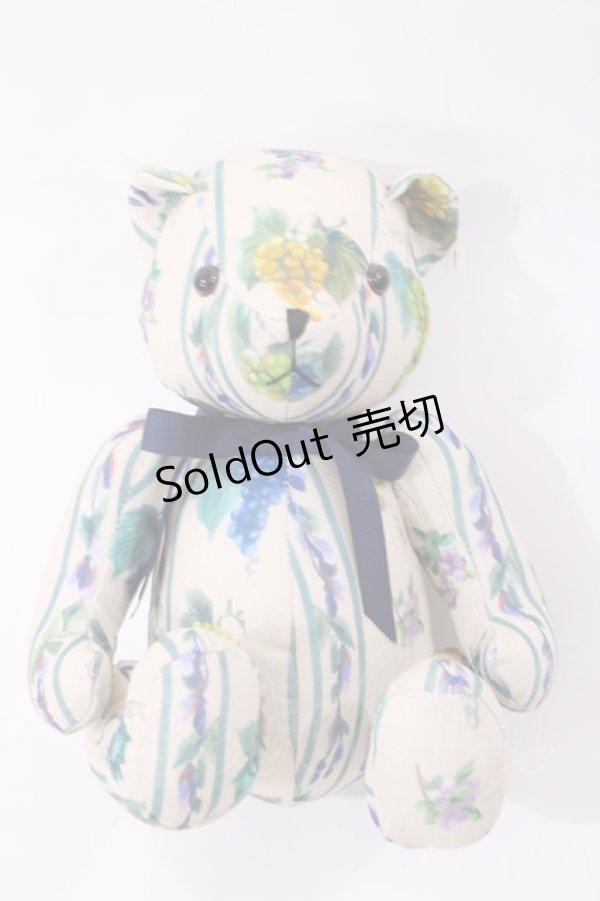 画像1: F i.n.t / オリジナルテディベア  アイボリー/フルーツ H-26-01-27-1003-CA-ZA-NS-ZH (1)