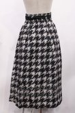 画像2: an another angelus / ハンドペイント千鳥柄タックスカート Free BEIGE×BLACK H-26-01-27-1029-CA-SK-NS-ZH (2)