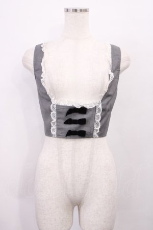 画像: Ank Rouge / 3つリボンベスト M グレー H-26-01-27-1030-CA-TO-NS-ZH