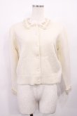 画像1: an another angelus / ラメ刺繍スカラップ衿ニットカーディガン Free OFF WHITE H-26-01-27-1036-CA-TO-NS-ZH (1)