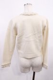 画像2: an another angelus / ラメ刺繍スカラップ衿ニットカーディガン Free OFF WHITE H-26-01-27-1036-CA-TO-NS-ZH (2)