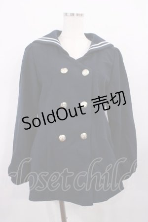 画像: axes femme POETIQUE / セーラーショートコート M ネイビー H-26-01-27-1038-AX-CO-NS-ZH