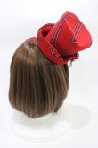 画像2: Angelic Pretty / クラシカルレジメンミニHat  ワイン H-26-01-27-001-AP-AC-NS-ZH (2)