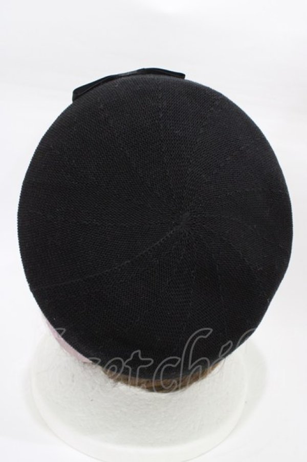 画像2: m petit by misako / NINA`SAMカメオベレー  ブラック H-26-01-27-017-LO-AC-NS-ZH (2)