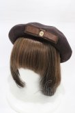 画像1: m petit by misako / NINA`SAMカメオベレー  ブラウン H-26-01-27-018-LO-AC-NS-ZH (1)