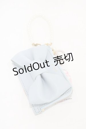 画像: m petit by misako / MA*コインケース  サックス H-26-01-27-019-LO-ZA-NS-ZH