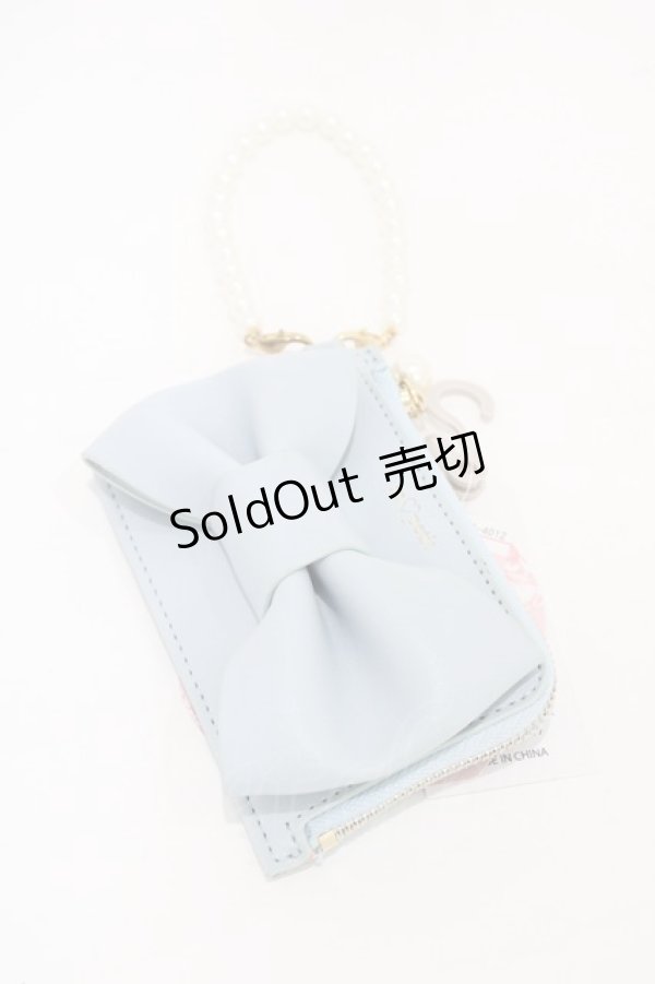 画像1: m petit by misako / MA*コインケース  サックス H-26-01-27-019-LO-ZA-NS-ZH (1)