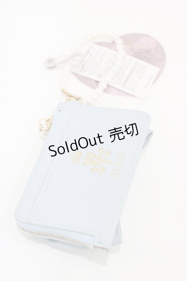 画像2: m petit by misako / MA*コインケース  サックス H-26-01-27-019-LO-ZA-NS-ZH (2)