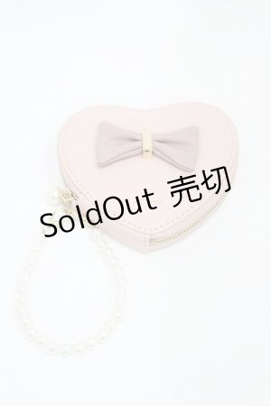 画像: m petit by misako / ハート型コインケース  ピンク H-26-01-27-020-LO-ZA-NS-ZH