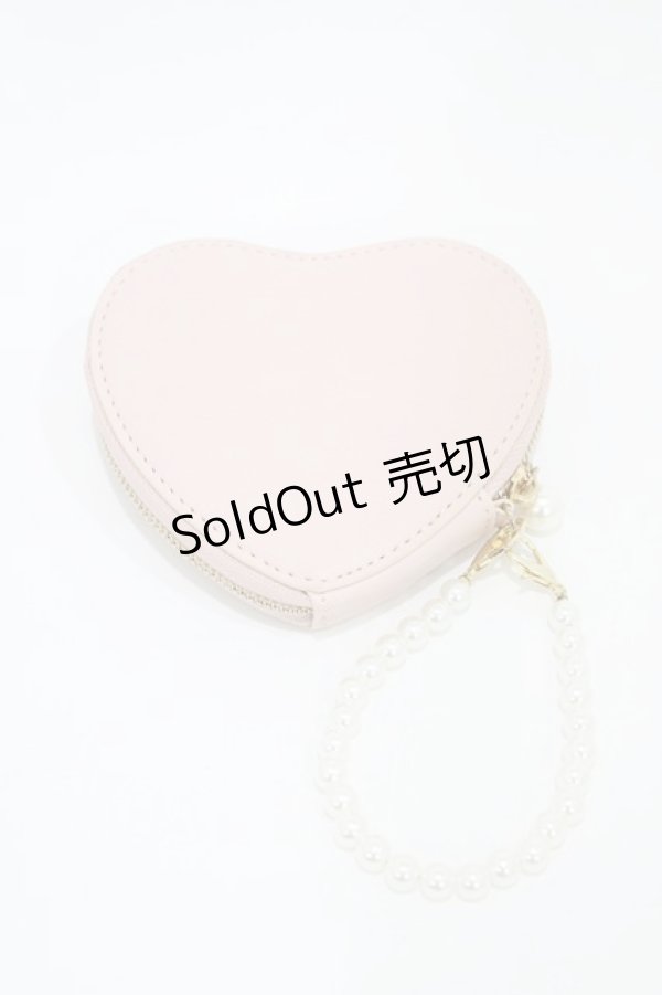 画像2: m petit by misako / ハート型コインケース  ピンク H-26-01-27-020-LO-ZA-NS-ZH (2)