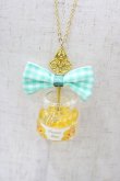 画像1: Amavel / ジャム瓶ネックレス  イエロー H-26-01-27-037-CA-AC-NS-ZH (1)