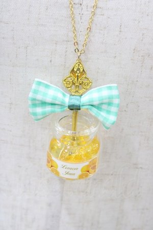 画像: Amavel / ジャム瓶ネックレス  イエロー H-26-01-27-037-CA-AC-NS-ZH