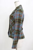 画像2: Emily Temple cute / タータンチェックジャケット  ブルー H-26-01-28-025-ET-JA-KB-ZH (2)
