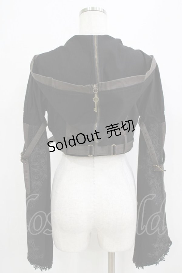 画像3: Rozen Kavalier / フード付ショートジャケット  ブラック H-26-01-28-026-OO-JA-KB-ZH (3)