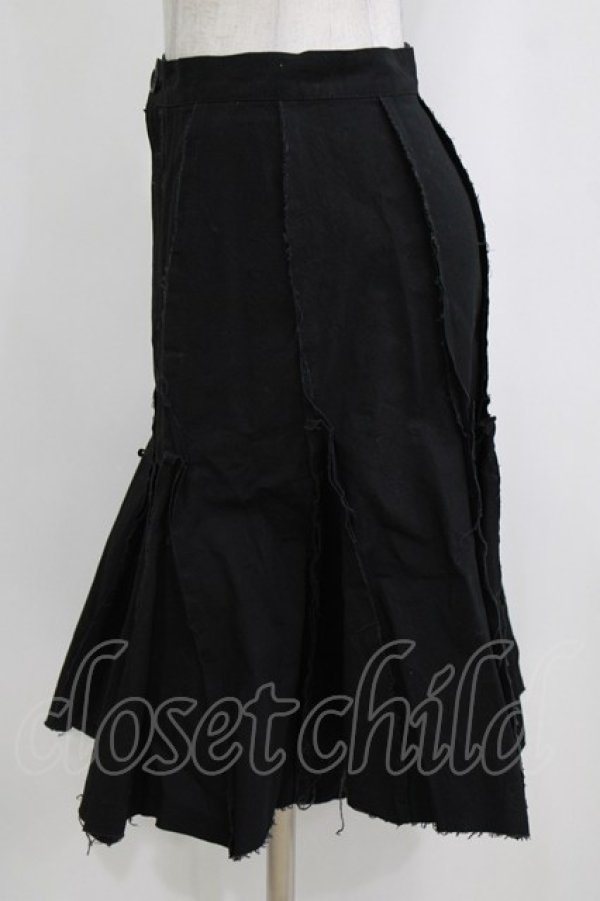画像2: BPN / ダメージ切替スカート  ブラック H-26-01-28-032-GO-SK-KB-ZH (2)