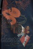 画像5: Qutie Frash / 和柄オーバーブラウス  ブラック H-26-01-28-034-QU-BL-KB-ZH (5)