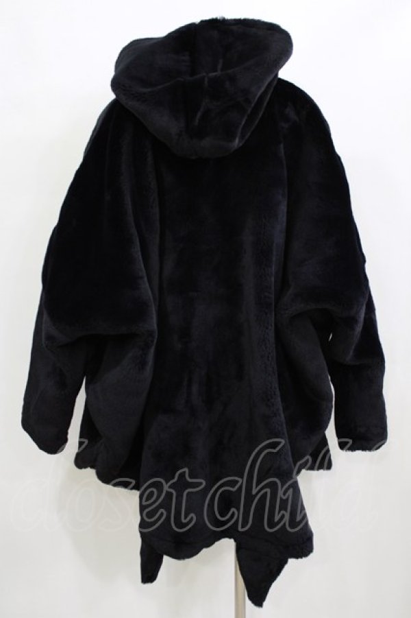 画像3: MINT NeKO / ファーコート  黒 H-26-01-28-035-HN-CO-AK-ZH (3)