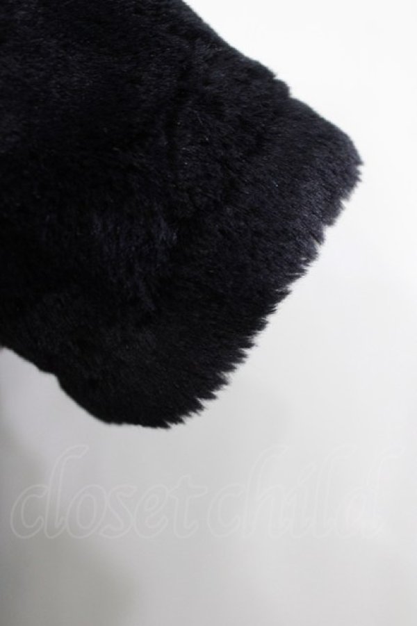 画像4: MINT NeKO / ファーコート  黒 H-26-01-28-035-HN-CO-AK-ZH (4)