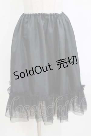 画像: Fairy　Wish / フェアリーペチコート  ブラック H-26-01-28-036-LO-SK-KB-ZH