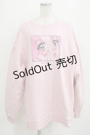 画像: Candy Stripper / LOOK ME SWEATワンピース  ピンク H-26-01-28-039-PU-OP-KB-ZH