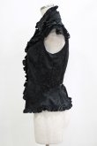 画像2: MARBLE / 別タイ付きヴィクトリアンフリルブラウス  黒 H-26-01-28-040-GO-BL-AK-ZH (2)
