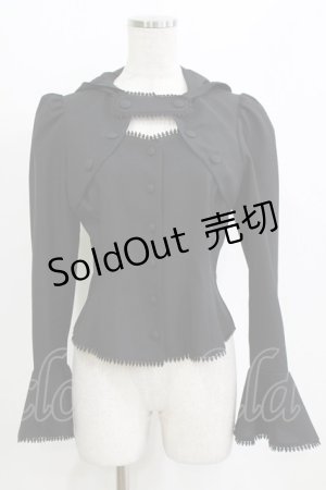 画像: MIHO MATSUDA / ブラウス・シルビイ S 黒 H-26-01-28-044-GO-BL-AK-ZH