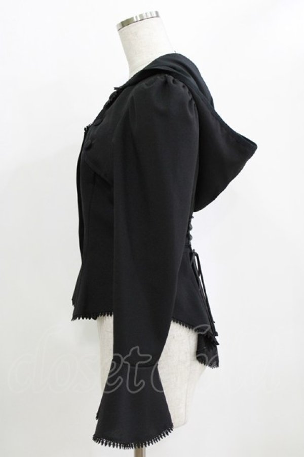 画像2: MIHO MATSUDA / ブラウス・シルビイ S 黒 H-26-01-28-044-GO-BL-AK-ZH (2)