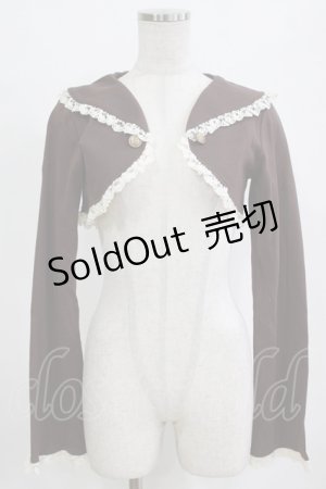 画像: PUTUMAYO / フラットカラーボレロ  ブラウン H-26-01-28-048-PT-TO-KB-ZH