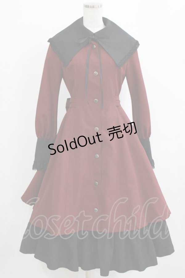 画像1: MIHO MATSUDA / ワンピース・ヴァルト S ボルドー×黒 H-26-01-28-005-GO-OP-AK-ZH (1)