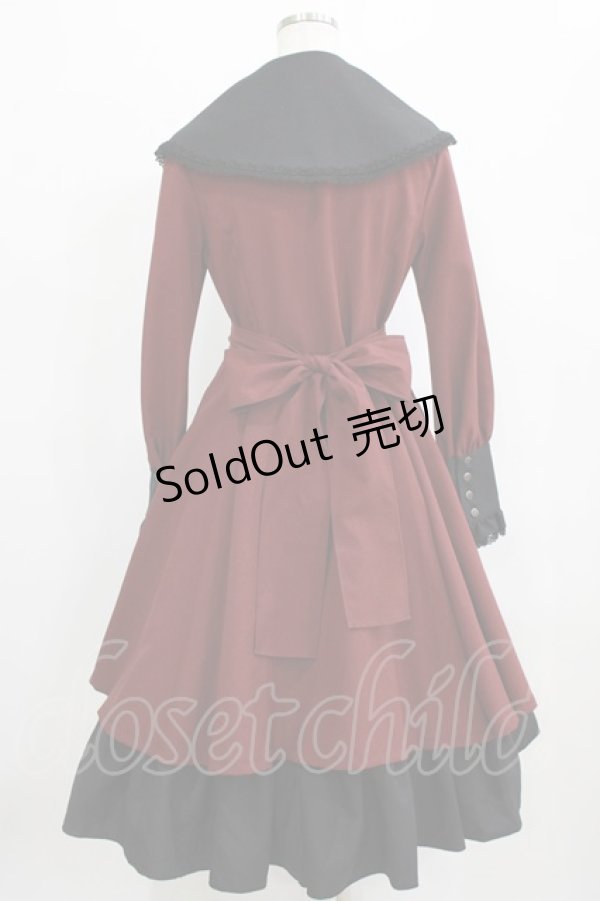 画像3: MIHO MATSUDA / ワンピース・ヴァルト S ボルドー×黒 H-26-01-28-005-GO-OP-AK-ZH (3)