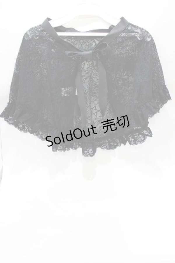 画像2: KILL STAR / LYDIA LACE VEIL  ブラック H-26-01-28-061-SL-TO-KB-ZH (2)