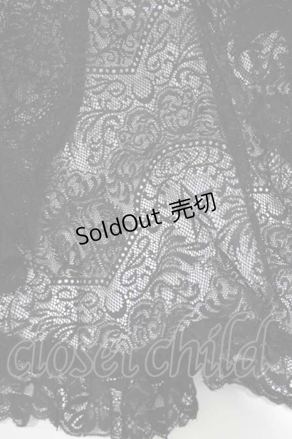 画像3: KILL STAR / LYDIA LACE VEIL  ブラック H-26-01-28-061-SL-TO-KB-ZH (3)