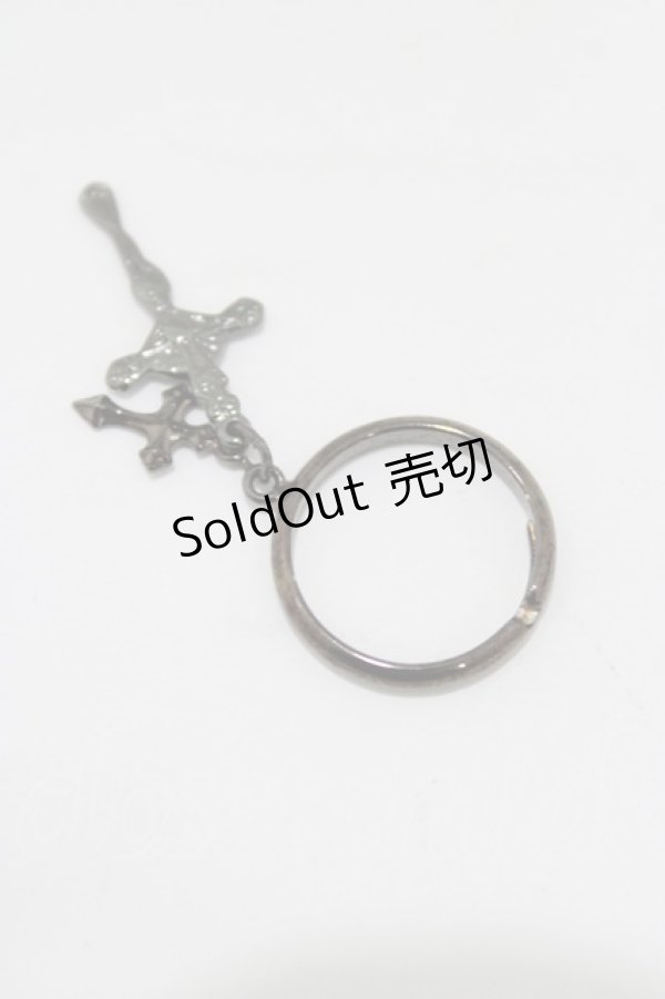 画像2: BPN / クロスチャームリング   H-26-01-28-063-GO-AC-KB-ZH (2)