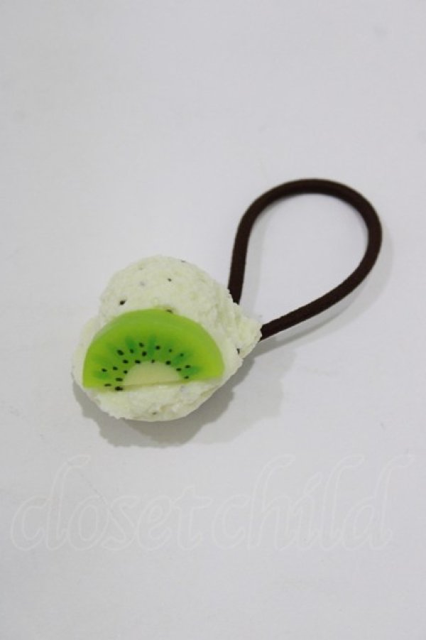 画像1: Q-pot. / キウイアイスヘアゴム  キウイ H-26-01-28-071-QP-AC-KB-ZH (1)