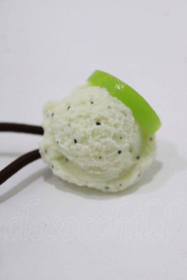 画像2: Q-pot. / キウイアイスヘアゴム  キウイ H-26-01-28-071-QP-AC-KB-ZH (2)