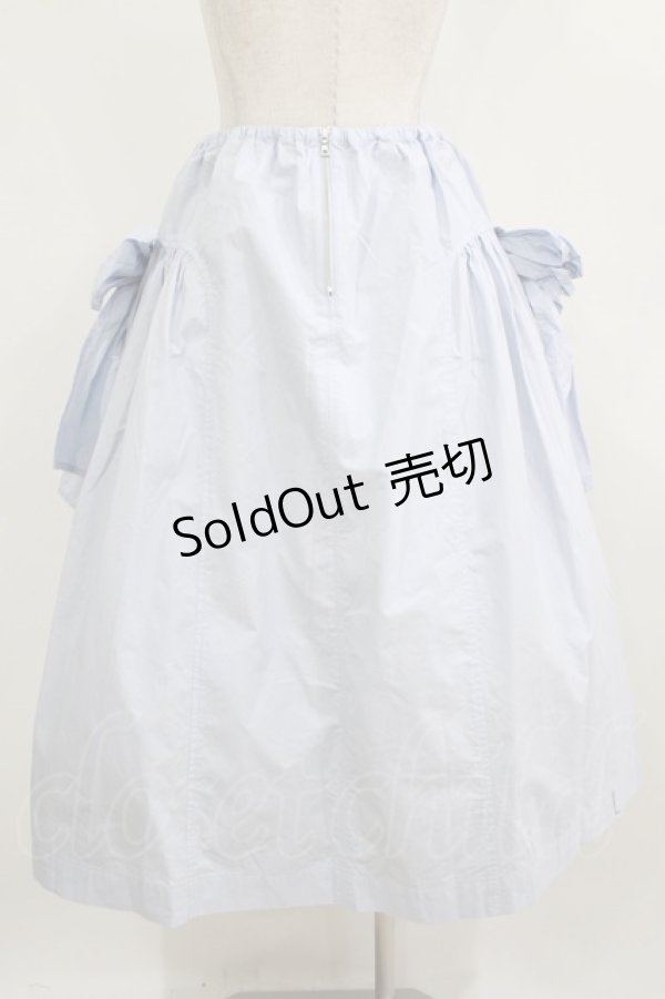 画像3: Jane Marple / サイドリボンスカート  サックス H-26-01-28-006-JM-SK-KB-ZH (3)