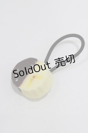 画像: Q-pot. / バナナチョコヘアゴム  バナナチョコ H-26-01-28-072-QP-AC-KB-ZH